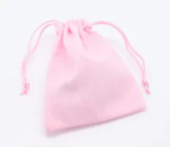 Sac tissu 14 X 10 cm coton couleur taille S