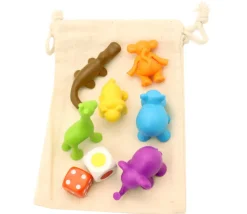 Sac tissu S 14 x 10 cm - sachet 100 % coton pour pions de jeux