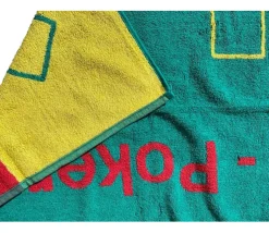 Serviette de page Tapis de Poker en tissu éponge 140 x 70 cm