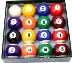 Set 16 boules de billard américain - Ø 51 mm