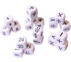 Set 31 dés mathématiques pour école
