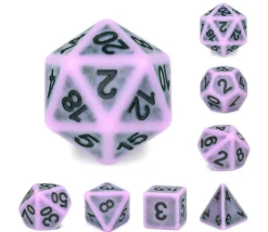 Set 7 dés multi-faces - Swamp Fog