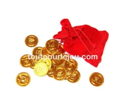 Set 72 Pièces d'or pour vos trésors pirate