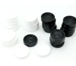 Set 30 pions backgammon jacquet plastique