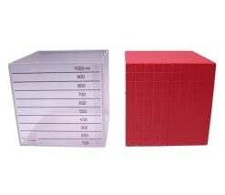 Set complet Base 10 - 132 pièces encastrables centaines, dizaines et unités replastic