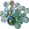 Set de 20 Billes en verre pour jeu + 1 calot en filet