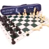 Set Jeu Echec 5 compétition : 34 pions lestés + échiquier 50 cm + sac