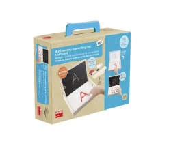 Set multi-sensoriel : plateau sable et tableau apprentissage écriture