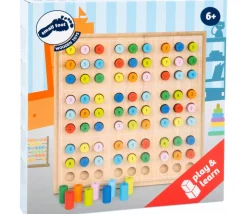 Sudoku en bois couleurs et chiffres