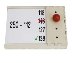 Support bois pour cartes perforées (création de jeux de question)