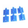 Support pion Bleu avec pince 17x19x10 mm - Bioplastique