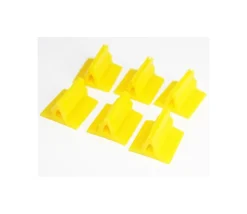 Support pion jaune avec pince 17x19x10 mm - Bioplastique