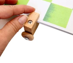 Support tournant en bois de 40 cm pour plateau de jeu 35.5 cm