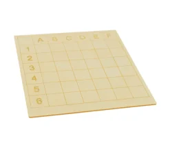 Tableau à double entrée en bois 24.5 x 26 cm