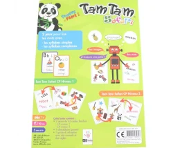 Tamtam Safari coffret CP jeu de lecture niveau 1 + 2