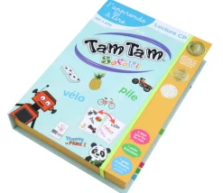 Tamtam Safari coffret CP jeu de lecture niveau 1 + 2