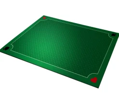 Tapis Belote premium 40 x 60 cm Classique avec bords galonnés. Pique coeur trèfle carreau