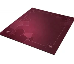 Tapis cartes 60x60 cm bordeaux Tarot - NSEO