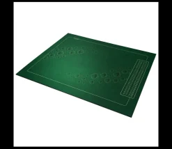 Tapis de cartes Belote 40 x 60 cm grille point 4 joueurs vert
