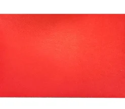 Tapis de cartes rouge 40 x 60 cm feutrine dos latex