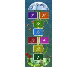 Tapis de jeu Marelle enfants 180 x 70 cm