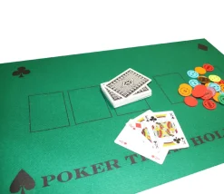 Tapis de jeu Poker 40 x 60 cm feutrine et dos latex