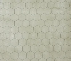 Tapis de jeu recto-verso battlemap carré et hexagone effaçable plateau 66 x 60 cm