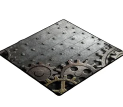 Tapis de jeux 40 x 40 cm motif engrenage