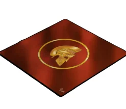 Tapis de jeux 40 x 40 cm rouge Casque doré