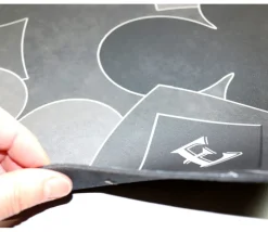 Tapis jeu 60 x 60 cm gris Anthracite Nord-Sud Tarot