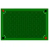 Tapis jeu 40 x 60 cm Vert Classique 4 coins : Pique coeur trèfle carreau