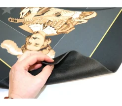 Tapis jeu Tarot 60 x 60 cm Excuse noir brun