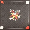 Tapis jeu Tarot 60 x 60 cm Joker noir