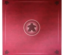 Tapis Meeple rouge Multijeux 60x60 cm