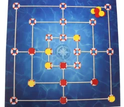 Tapis pour jeu du Moulin géant 60 cm (Marelle)