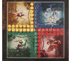 Tapis souple jeu petits chevaux elfes 50 x 50 cm sans pions