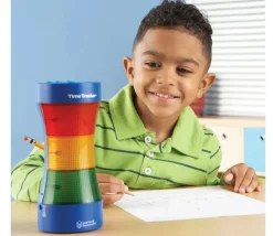 Timer tracker - sablier chronomètre tricolore visuel de 1 seconde à 24 heures - 23 cm