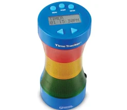 Timer tracker - sablier chronomètre tricolore visuel de 1 seconde à 24 heures - 23 cm