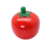 Tomate en bois 4.3 x 3.7 cm jouet fruit