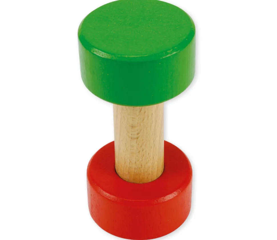 Totem bicolore en bois 10 cm - Feu de signalisation