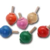 Toupie bois boule 4,2 x 2,4 cm à l'unité - fabrication France