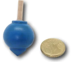 Toupie bois boule 4,2 x 2,4 cm à l'unité - fabrication France