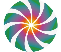 Toupie géante 15 cm mélange de couleurs