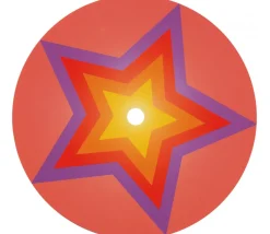 Toupie géante 15 cm mélange de couleurs