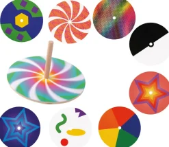 Toupie géante 15 cm mélange de couleurs