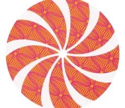 Toupie géante 15 cm mélange de couleurs