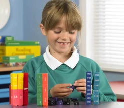 Tours des équivalences fractions - 51 cubes encastrables