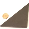 Triangle rectangle isocèle noir 96 x 66 x 8 mm en bois