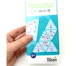 Tri-dominos de 1 à 12 - chiffres, points et objets