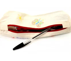 Trousse à personnaliser 23 cm avec fermeture éclair